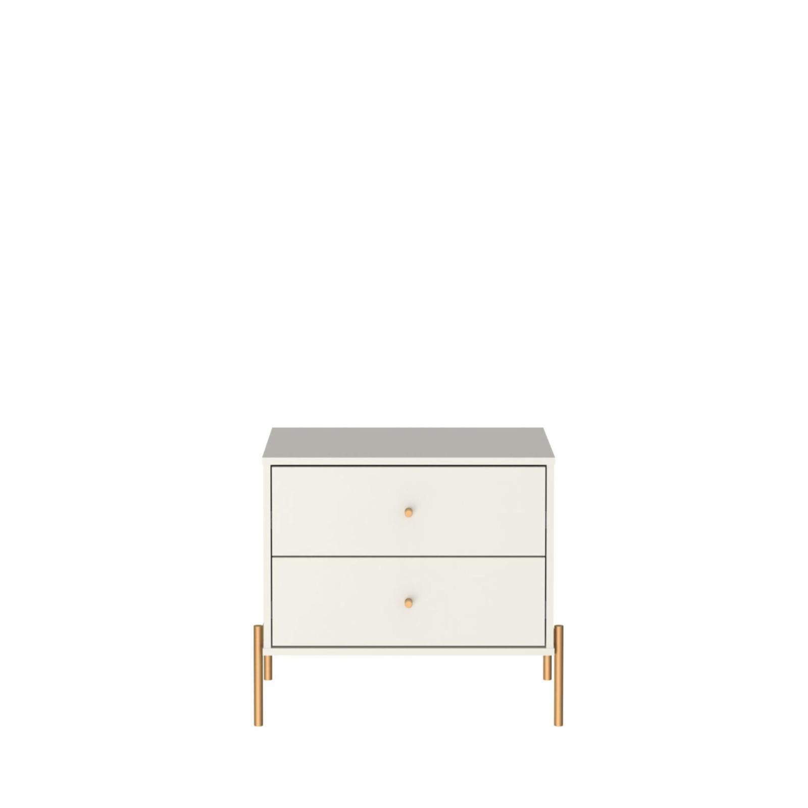 Manhattan Comfort Jasper 2 Drawer Nightstand