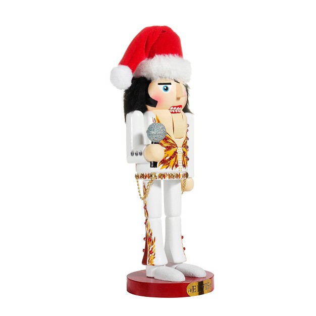 Kurt Adler 11 inch Elvis In Flame Suit Nutcracker