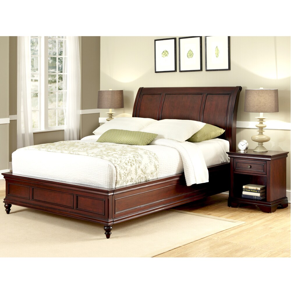 Lafayette 2 Piece King Bed and Night Stand by Homestyles