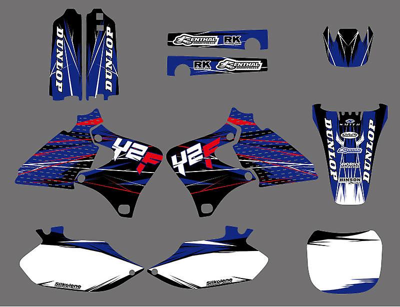 Born Pretty Graphics andamp; Backgrounds Decals Stickers Kits For Yamaha 4 Strokes Yz250f Yz400f Yz426f Yzf 250f 400f 426f 1999 2000 2001 2002