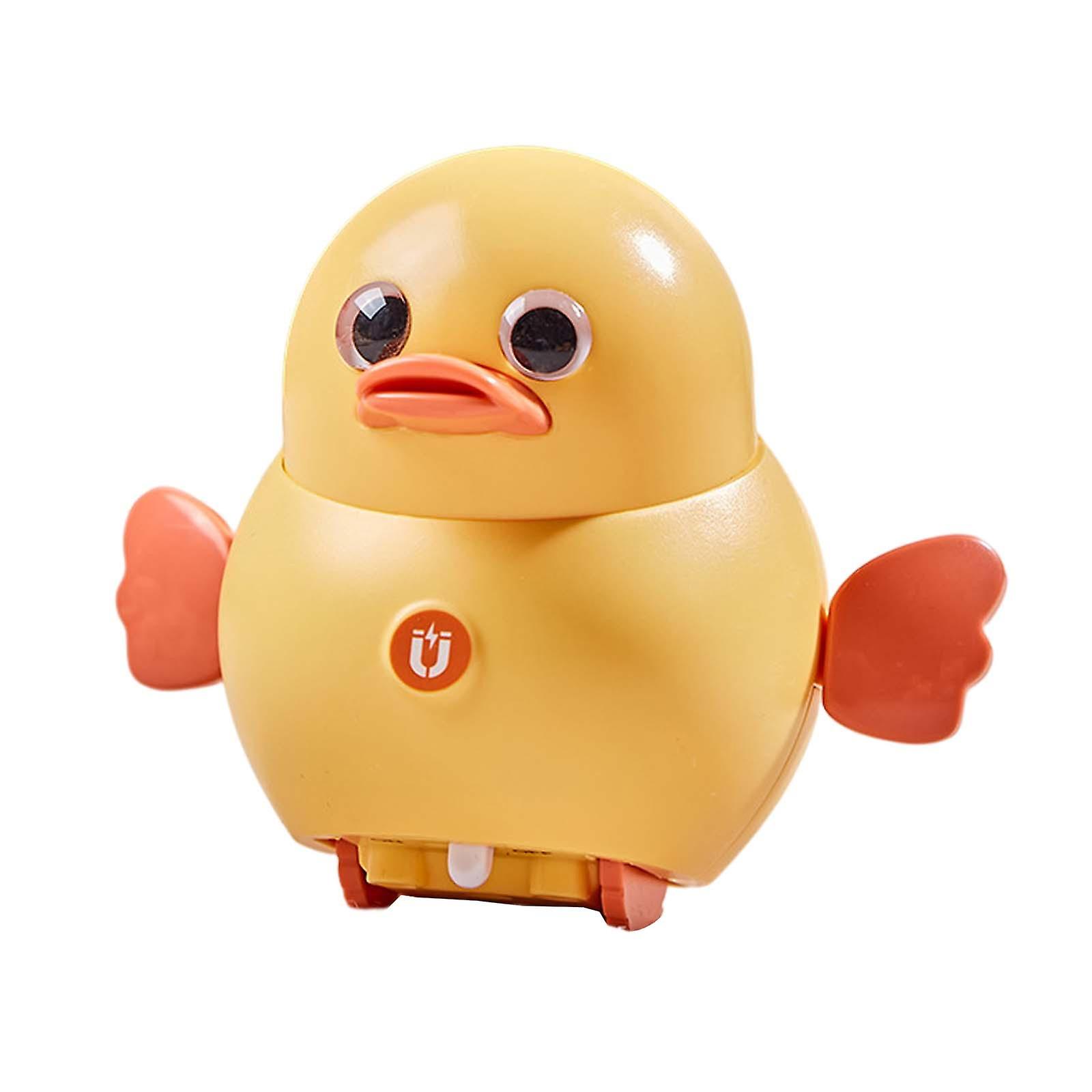 Crawling Ducks Toy Interactive Walking Toy Duck For Kids Children Girls Boys Yellow Small