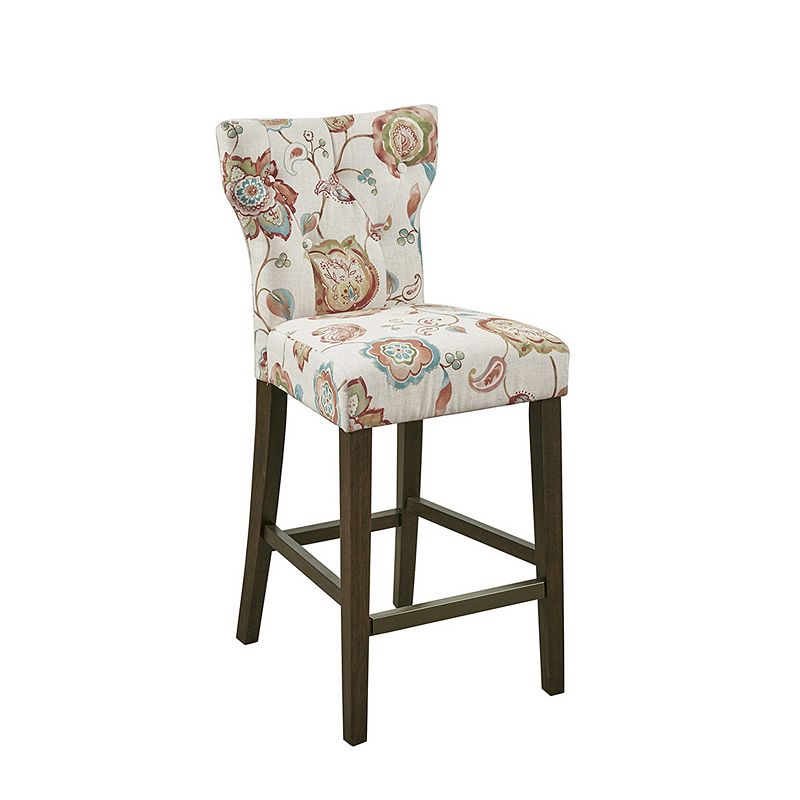 Madison Park Hayes Button Tufted Counter Stool