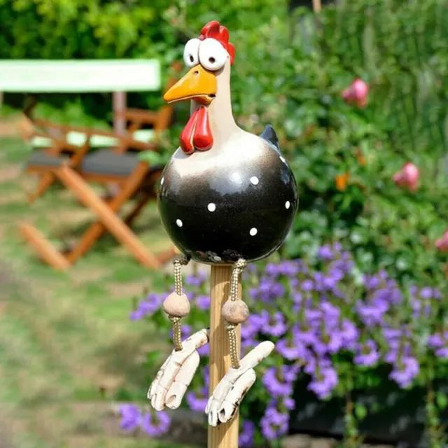 Wholesale handmade custom garden ornaments garden supplies resin art cute animal chicken