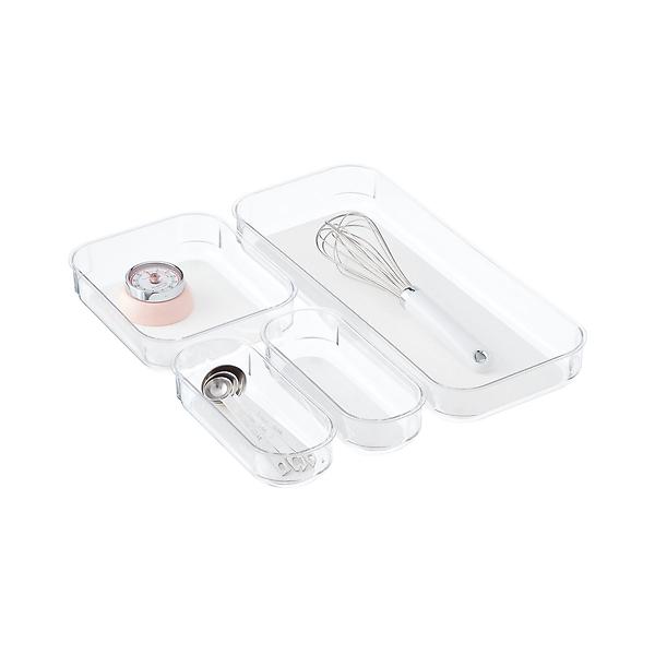 madesmart Clear Drawer Organizer Set