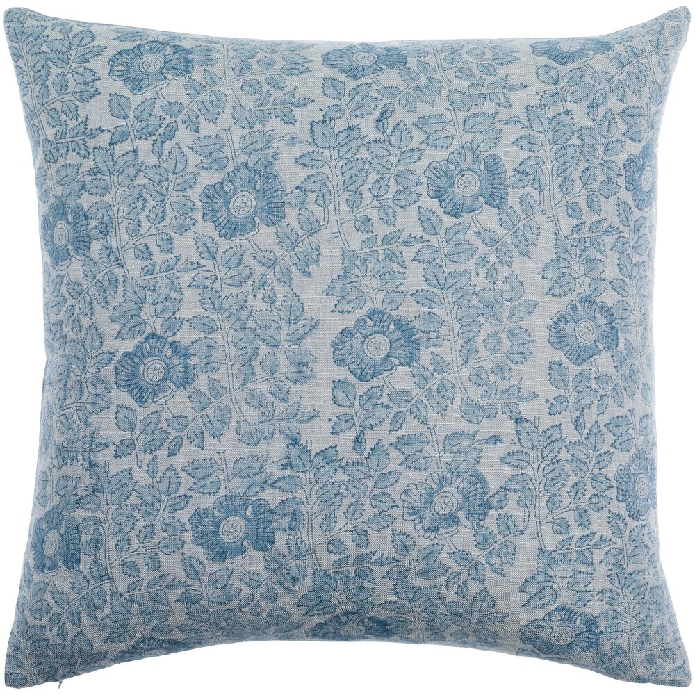 Rayshawn Shabby Chic Floral Accent Pillow