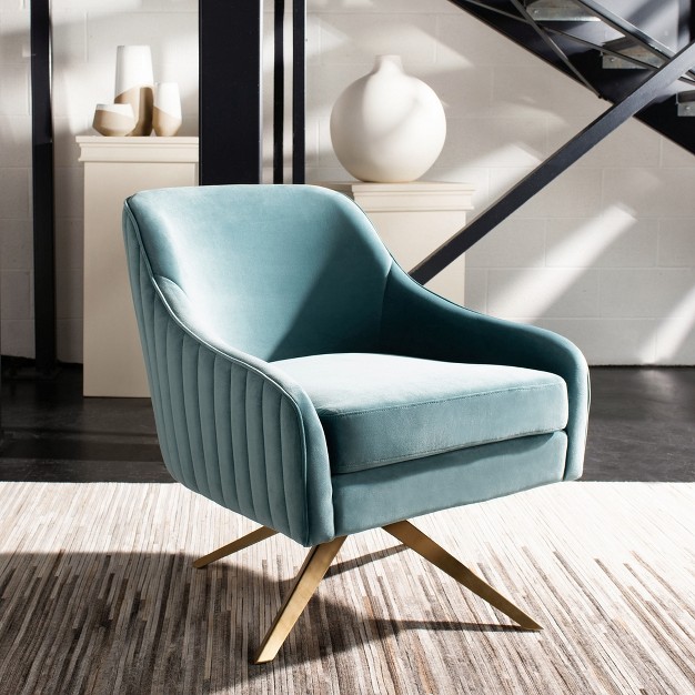 Leyla Swivel Accent Chair Safavieh