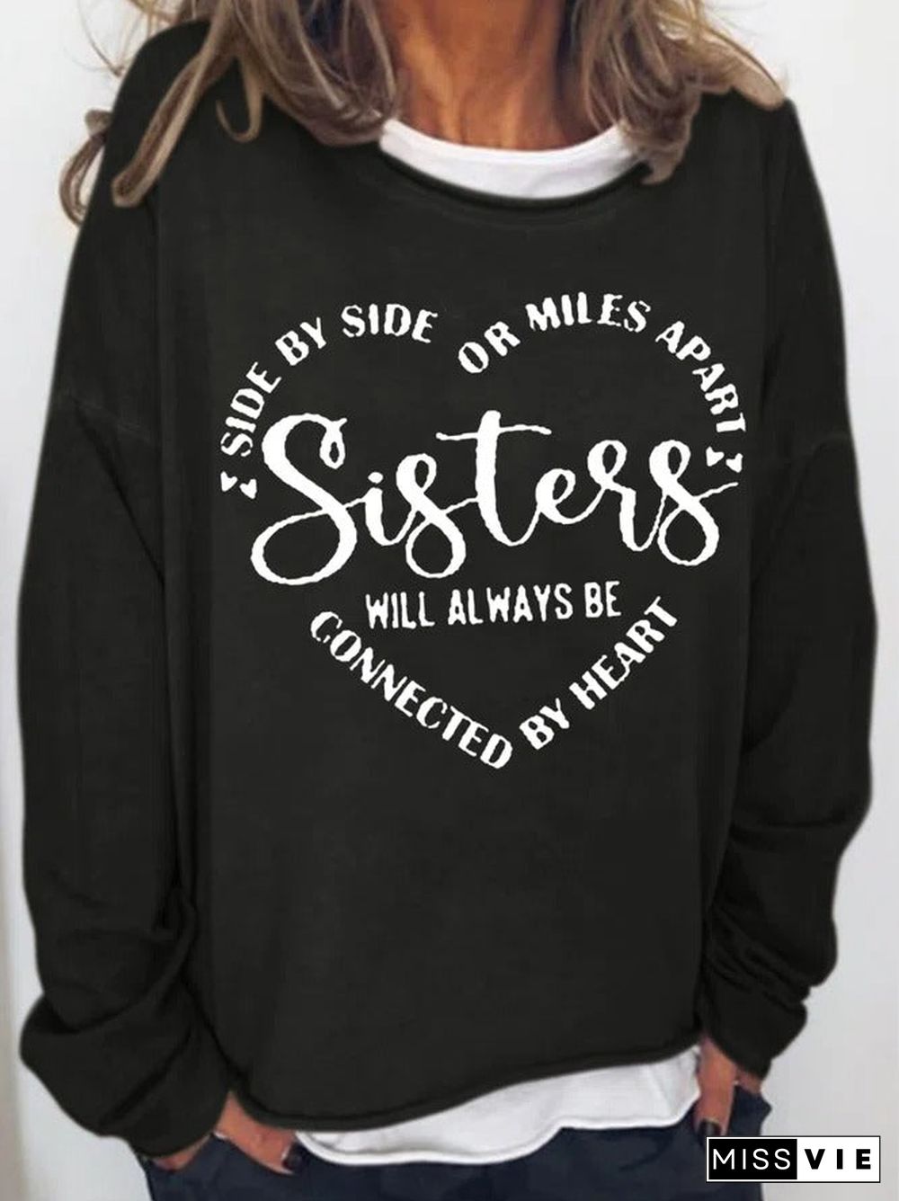 Sisters Casual Long Sleeve Shirt