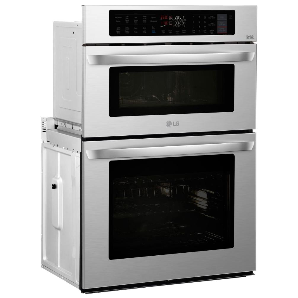 LG 30-inch, 6.4 cu.ft. Built-in Combination Wall Oven with Wi-Fi LWC3063ST