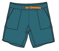 Adventure Organic All Purpose Short - Blue Coral