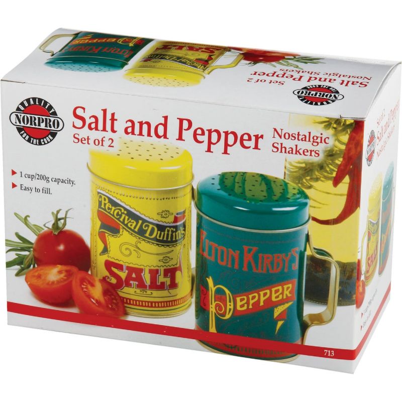 Norpro Nostalgic Saltamp Pepper Shaker Set 10 Oz. Multi