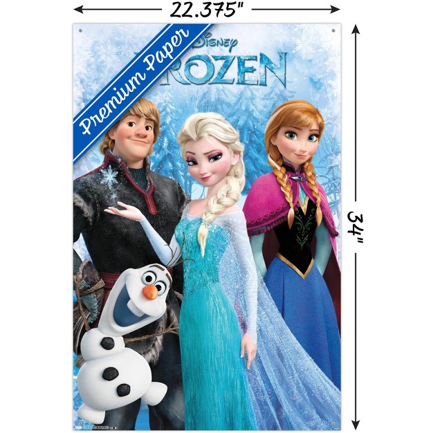 Trends International Disney Pixar Frozen Group Unframed Wall Poster Prints