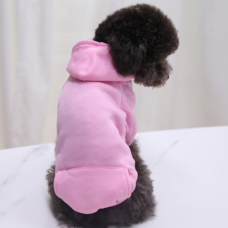 Winter Dog Hoodie With Pockets