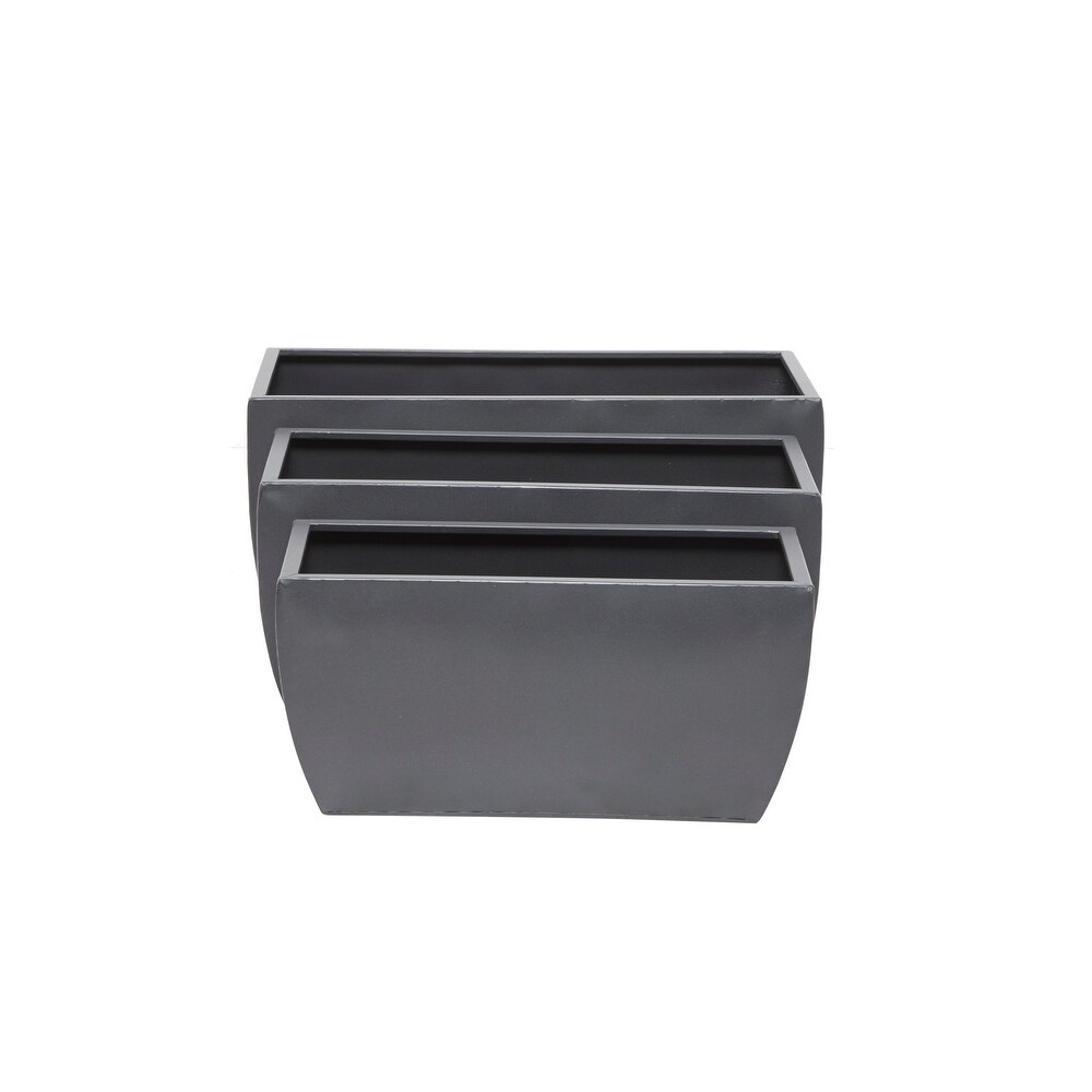 Metal Modern Planter (Set of 3)   S/3 20\