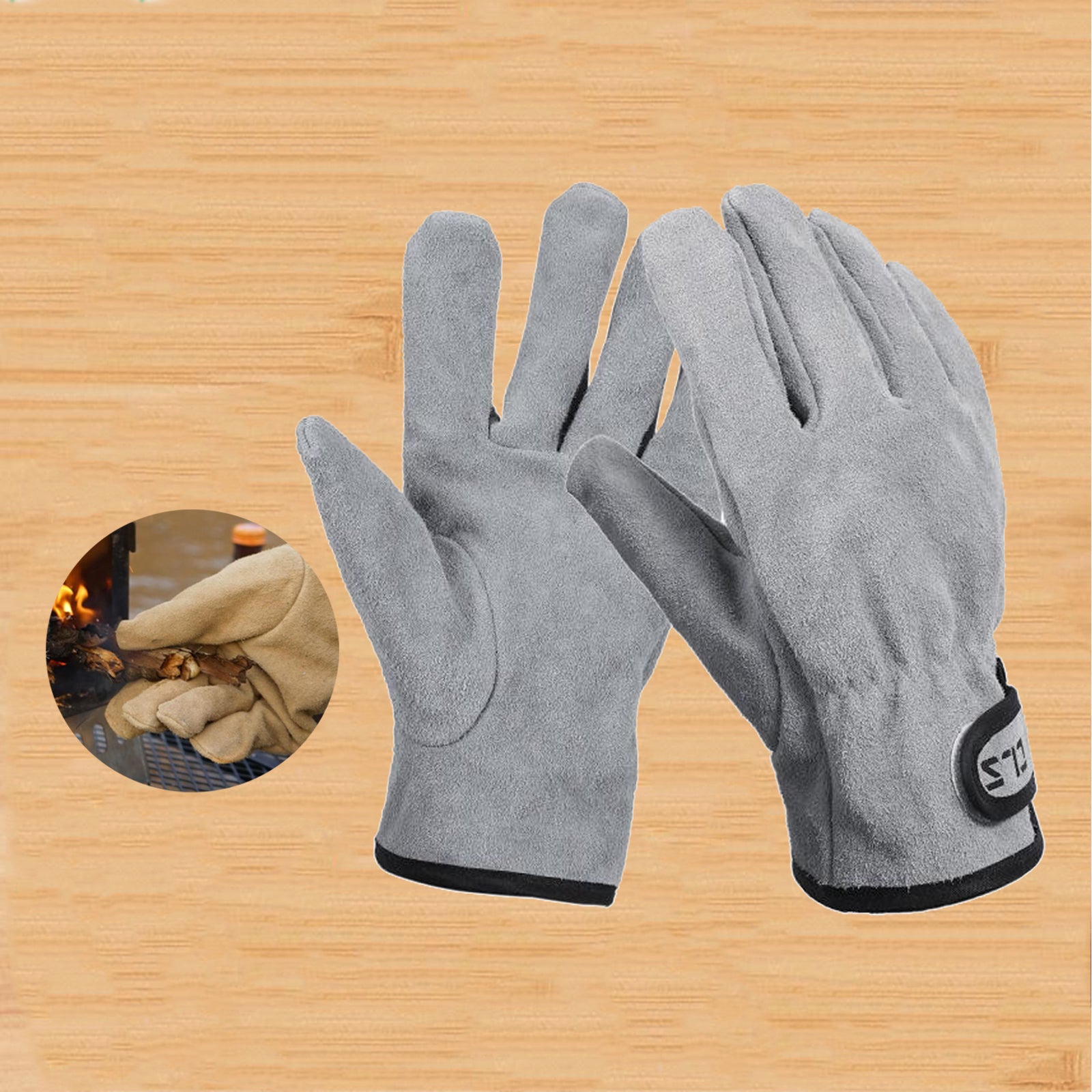 Heavy Duty Work Gloves for Truck Driving, Warehouse, Gardening, Farming, Construction, Industrial & Personal Use - Gray