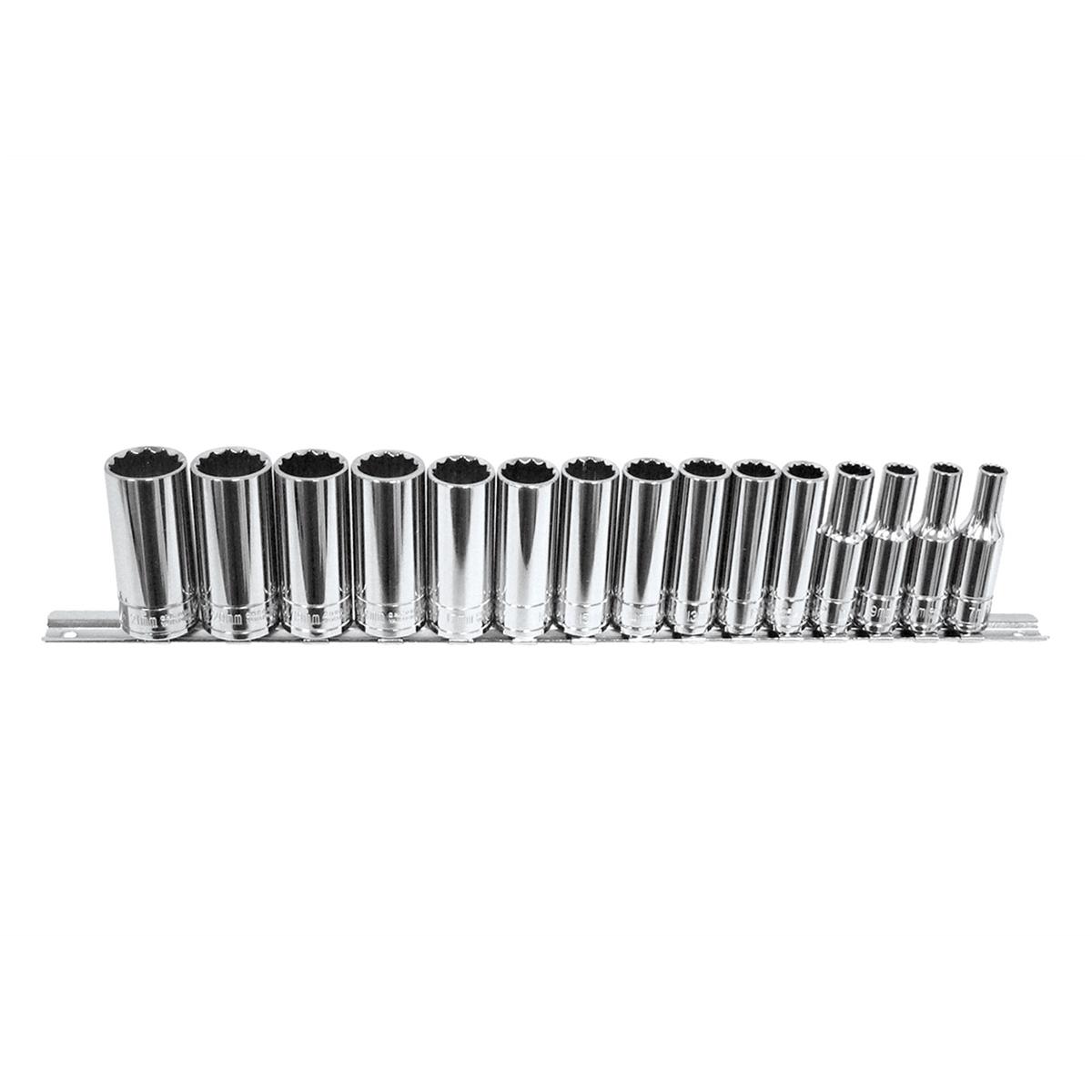 K-Tool International KTI27401 K Tool 15-Piece Metric 12-Point Socket Sets