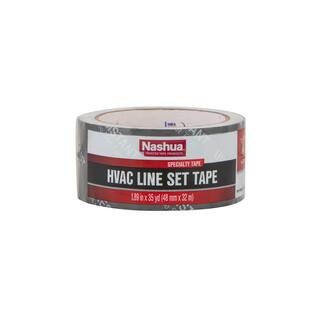 Nashua Tape 1.89 in. x 35 yd. HVAC Line Set Duct Tape in Black 1529834