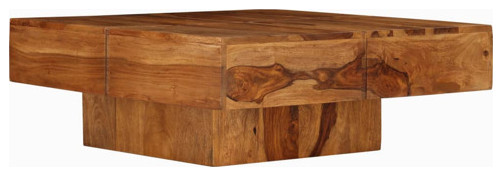 vidaXL Coffee Table Vintage End Table Side Table 31.5 Inch Solid Wood Acacia   Coffee Tables   by vidaXL LLC  Houzz