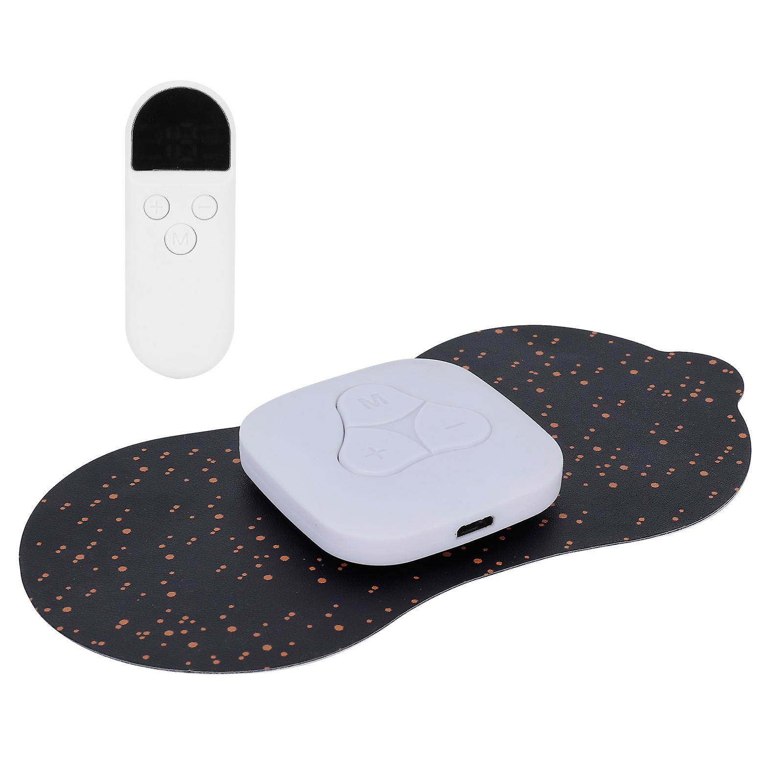 Led Massage Paste Pad Usb Electric Pulse Massager With Remote Control For Neck Shoulderwhite