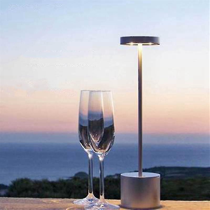 2x Led Bar Table Lamp Restnt Dinner D Fixtures Recharable Desk Lamp