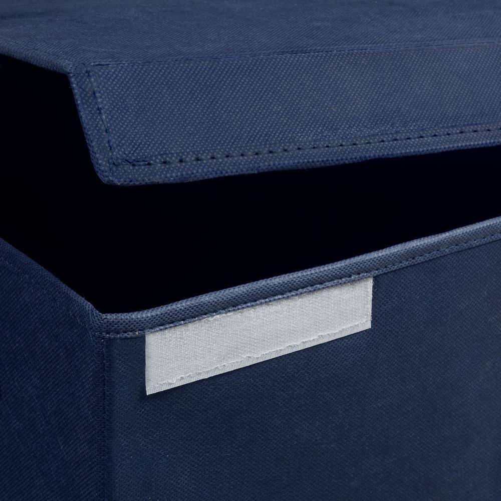 NICHE 16 in. H x 30 in. W x 15 in. D Blue Fabric Cube Storage Bin HDCHTSTBE