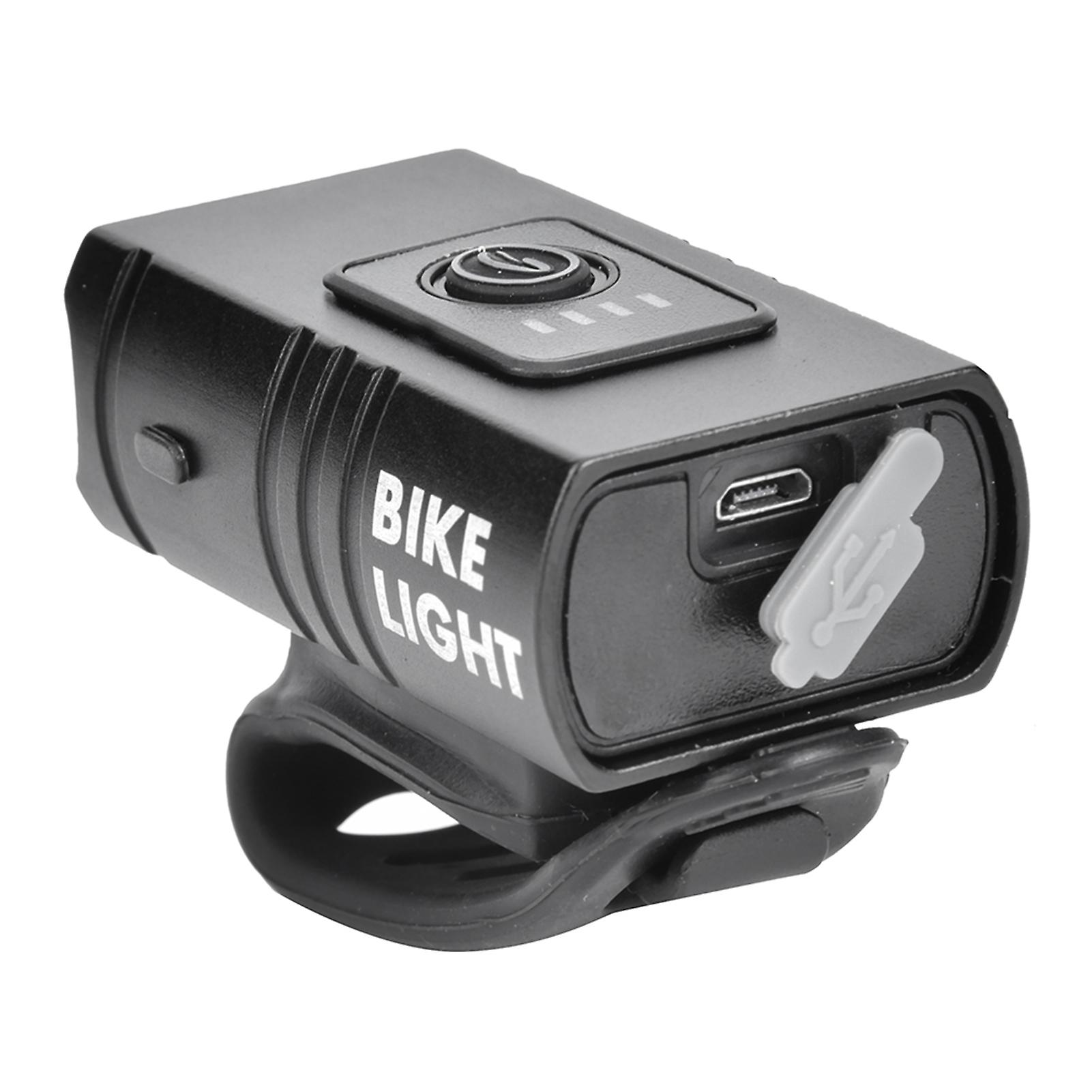 Waterproof Bike Front Light Mountain Bicycle Dual Led Chip Lamp With Battery Display