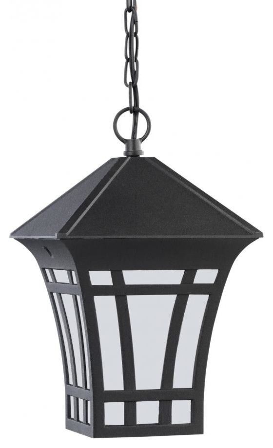 Herrington Outdoor Hanging Light in Black   Transitional   Outdoor Hanging Lights   by Buildcom  Houzz