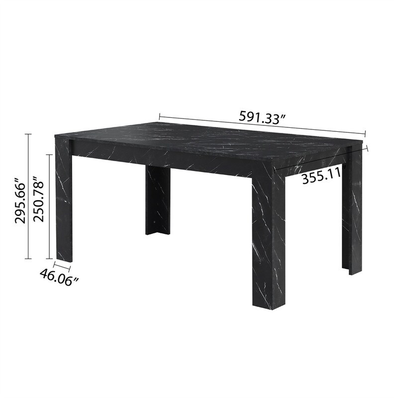 Dining furniture   Black dining table