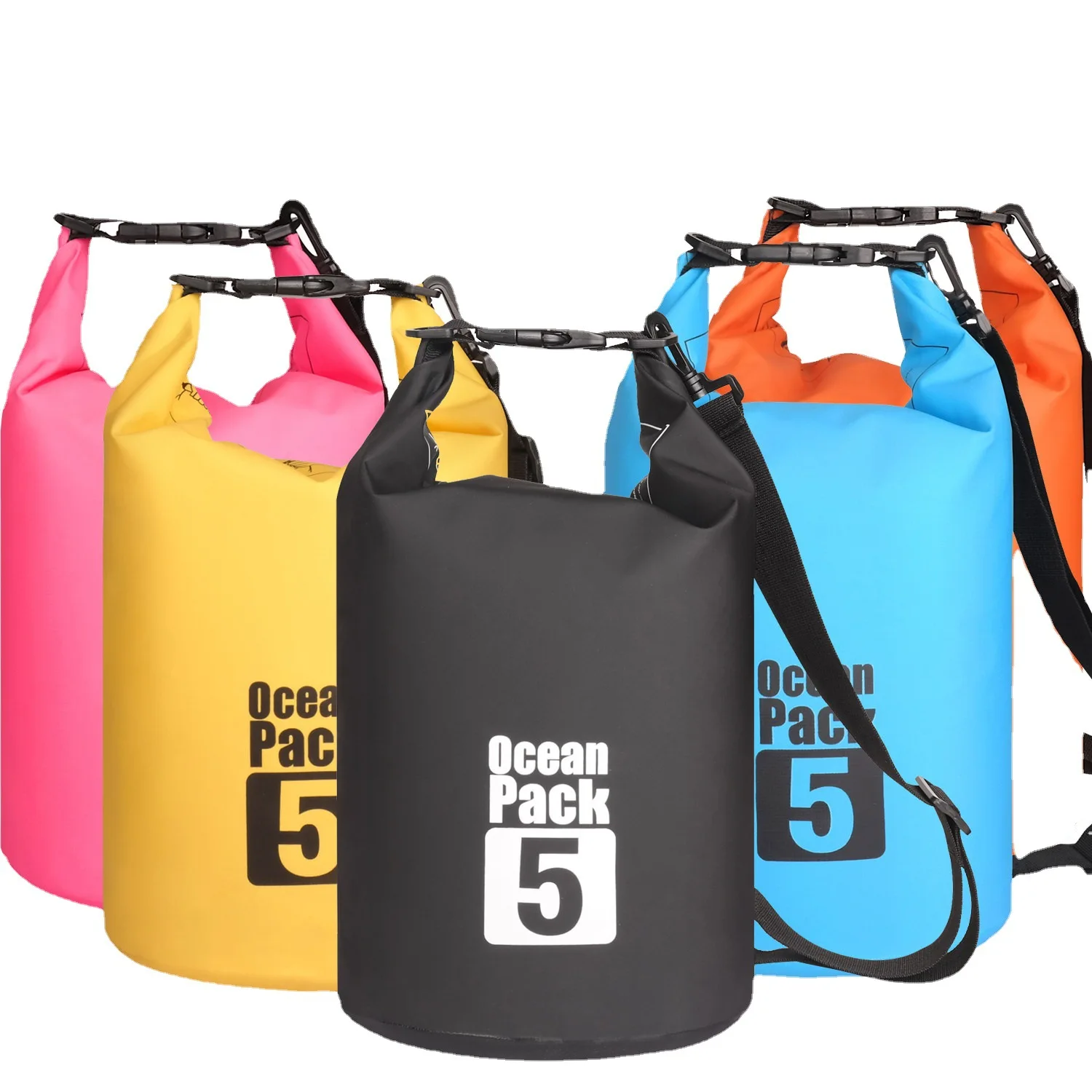 BKG001 Customized Logo 2L Outdoor One shoulder Dry Bag Waterproof Ocean Pack Camping Hiking Backpack