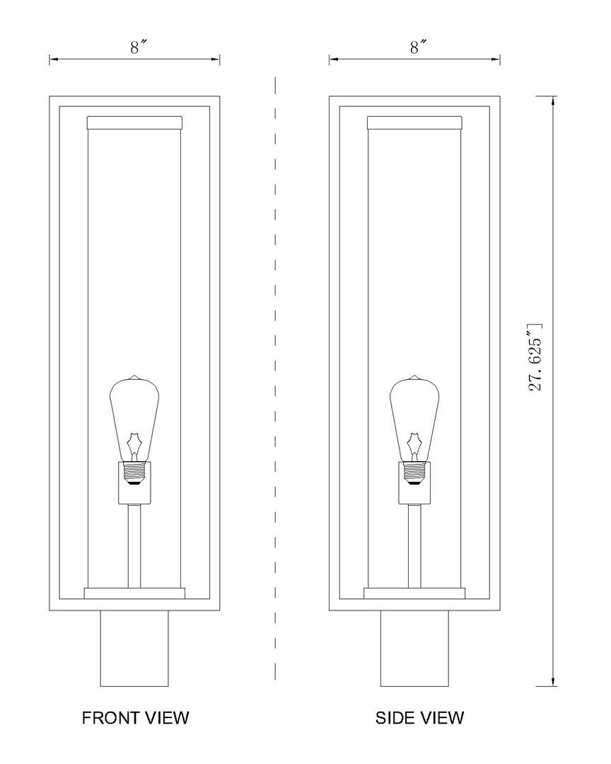 Z-Lite 584PHBRBK