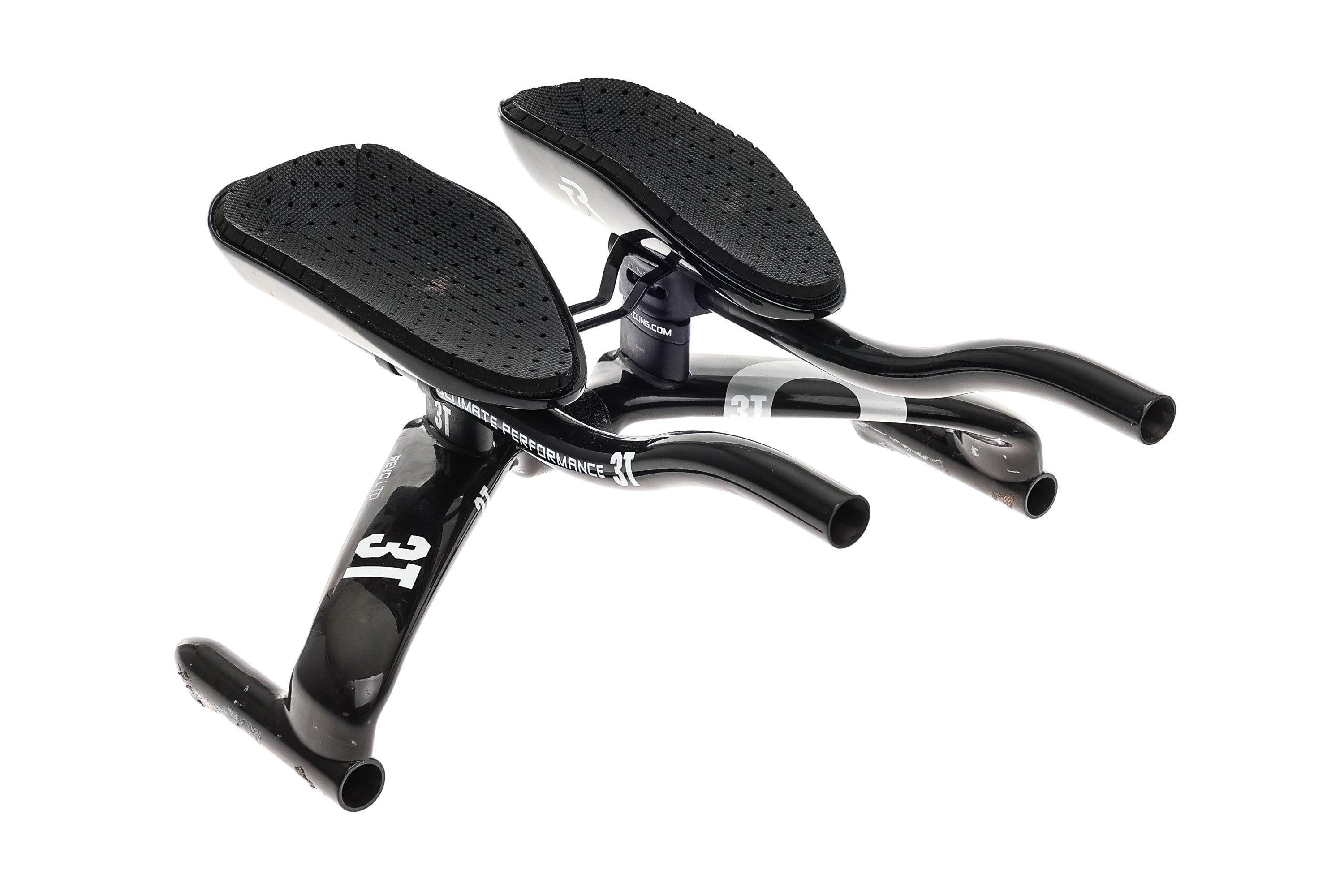 3T Revo LTD Aerobars 31.8mm x 400mm Carbon Black