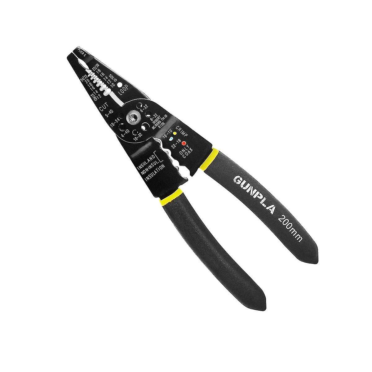 Wire Stripper -tool For Cutting Cables Screws S With Serrated To Split Wires Crimp Terls And Connects 210mm