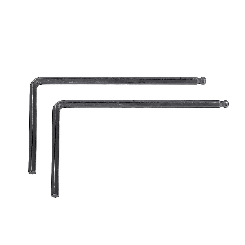 2 Pcs Truss Rod Allen Wrench Tool 4mm / 5mm Ball End For Martin Acoustic Guitar(black 5mm)