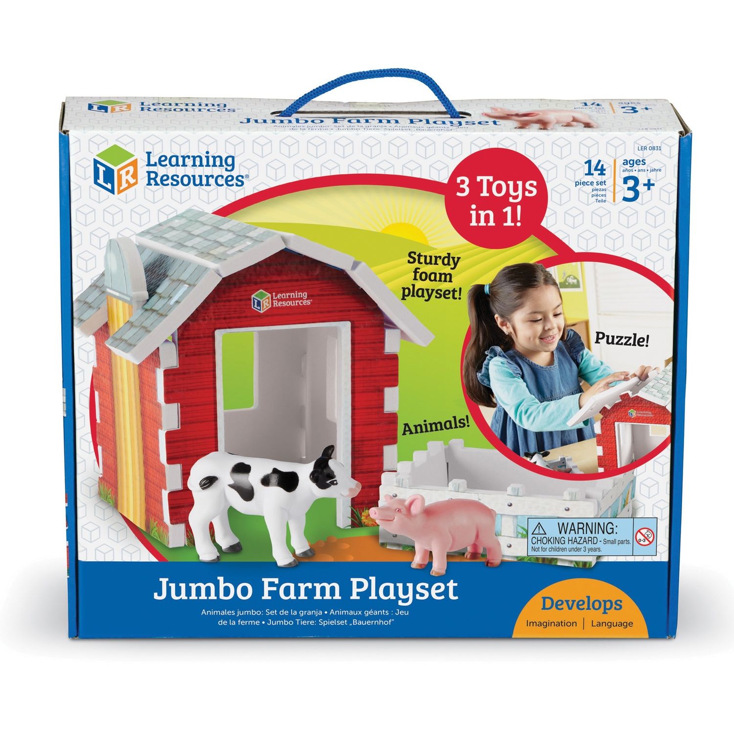 Jumbo Farm Playset by Learning Resources LRNLER0831