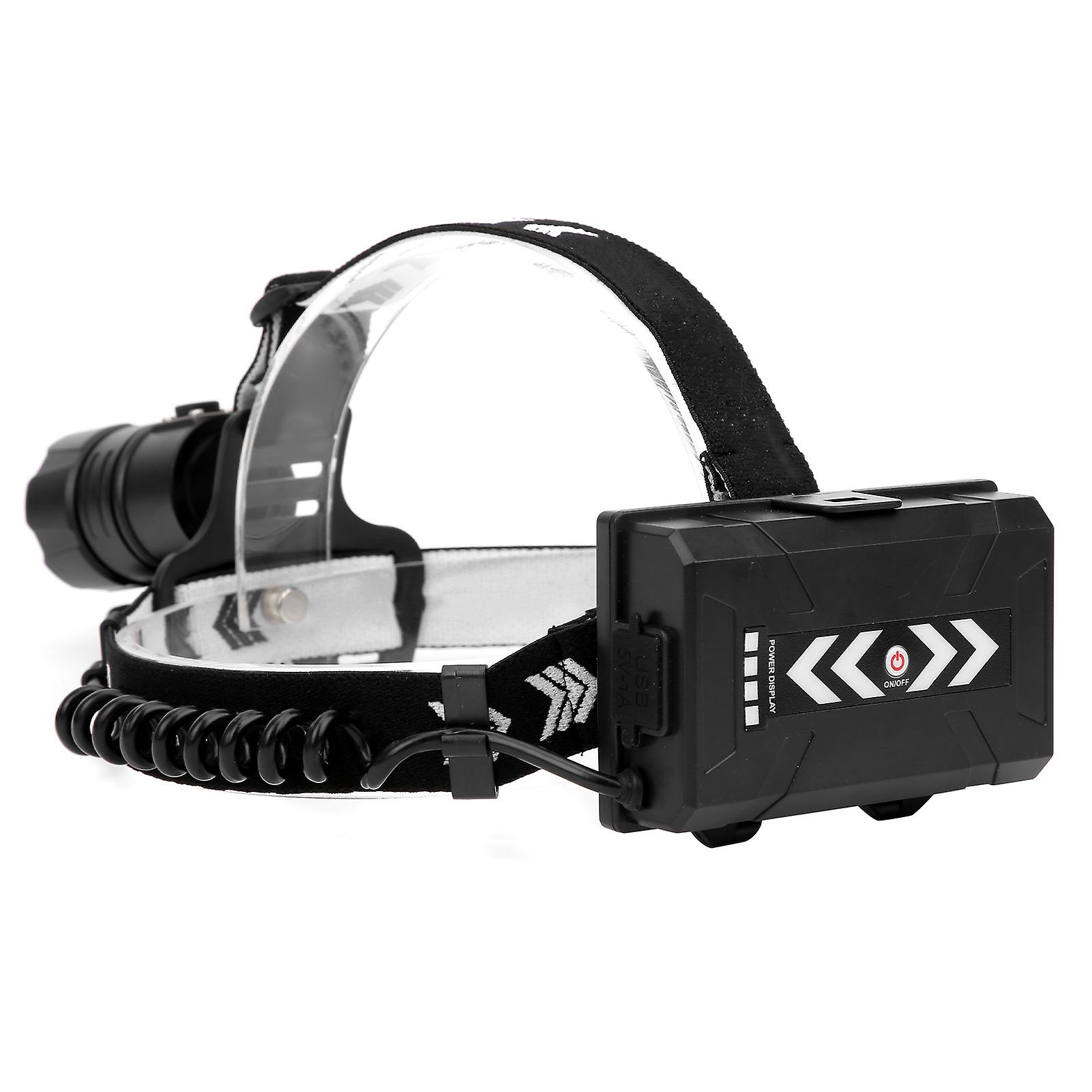 Xhp90 Strong Brightness Headlamp Front Light Waterproof Usb Charging For Camping Fishing