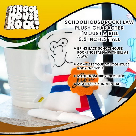 Surreal Entertainment Schoolhouse Rock   Law Plush...