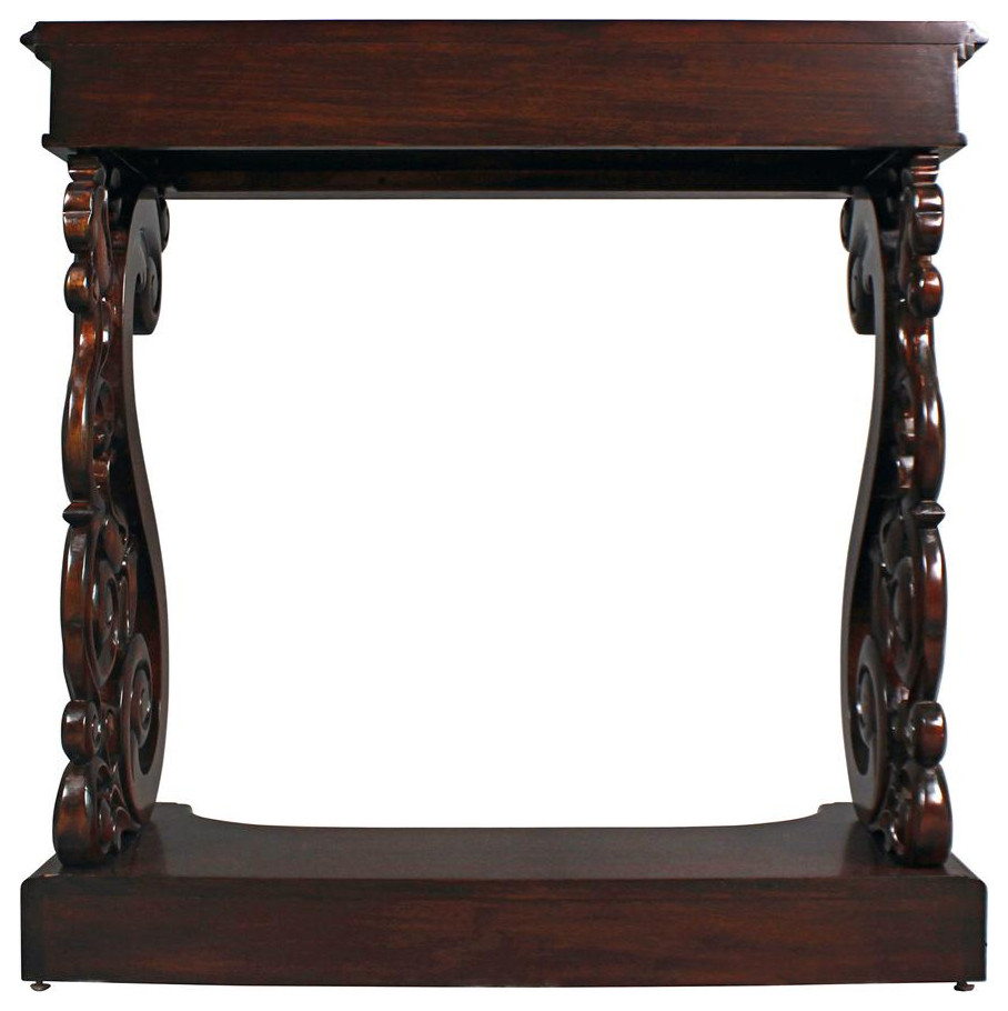 Design Toscano Mucha Console Side Table   Traditional   Console Tables   by PARMA HOME  Houzz