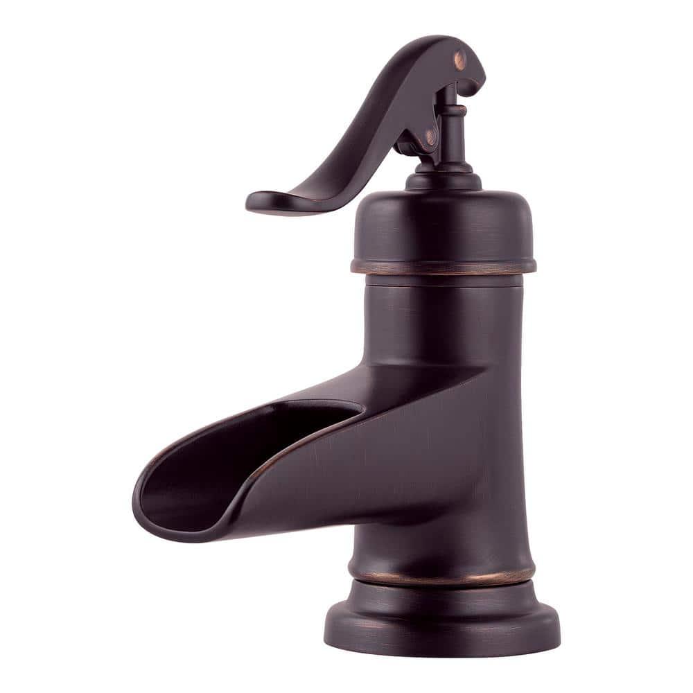 Pfister Ashfield 4 in Centerset SingleHandle Bathroom Faucet in Tuscan Bronze