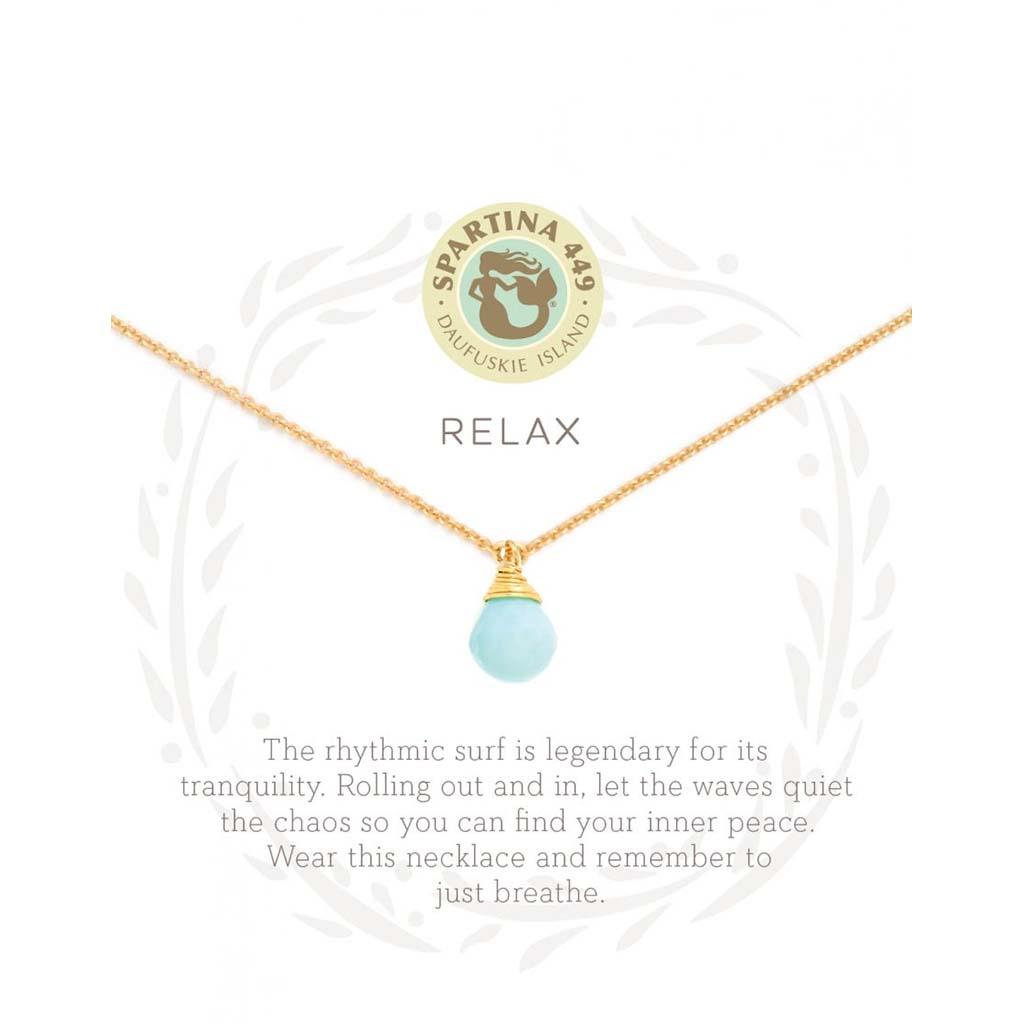 Spartina  Sea La Vie Relax Necklace in Gold