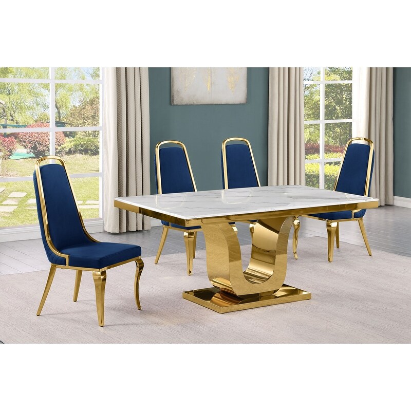 Best Quality Furniture D320 SC314 7 Dining Set with 66\