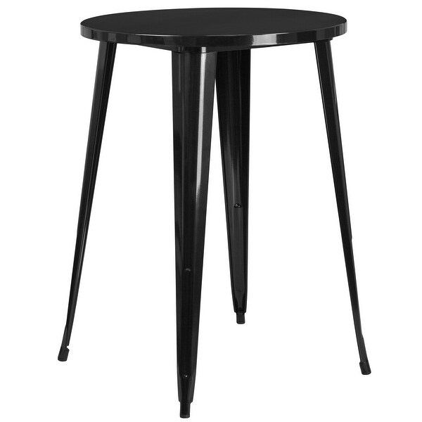 30-inch Indoor/ Outdoor 5-piece Round Metal Table and Stools Set