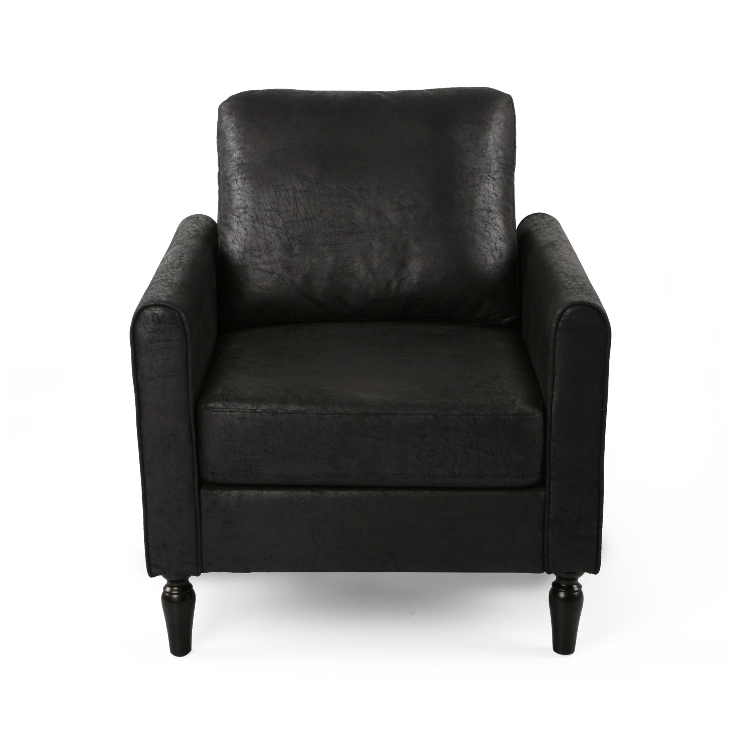 Xyan Contemporary Club Chair with Plush Microfiber Cushions