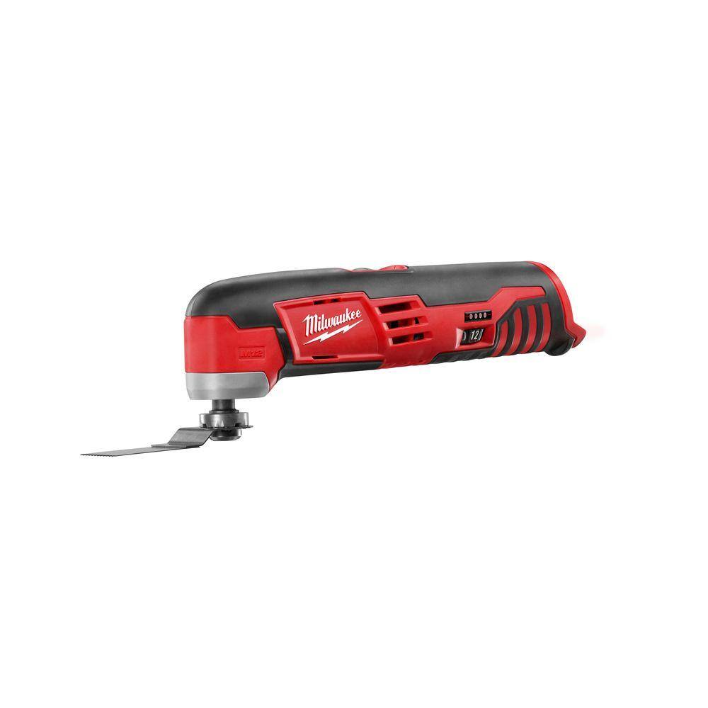 MW M12 12V Lithium-Ion Cordless Combo Tool Kit (8-Tool) w(2) 1.5Ah and (1) 3.0Ah Batteries (1) Charger (1) Tool Bag 2495-28