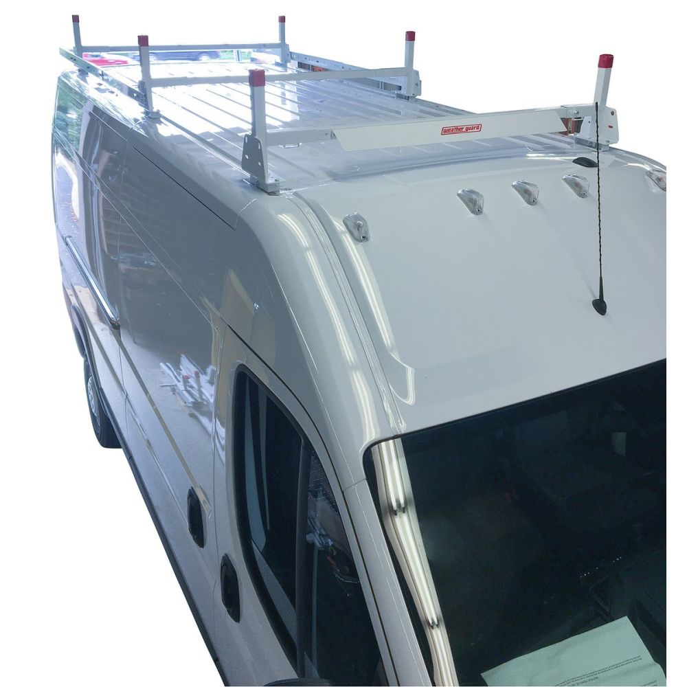 Model 21501-3-01 All-Purpose Steel Van Rack that fits full size Ford， Nissan， RAM， and Sprinter Vans