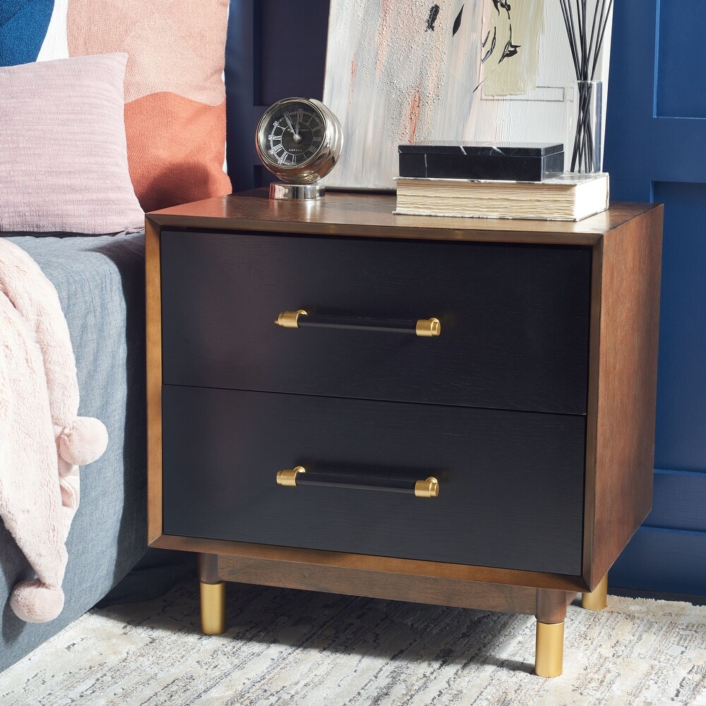 SAFAVIEH Justice 2 Drawer Accent Table Nightstand