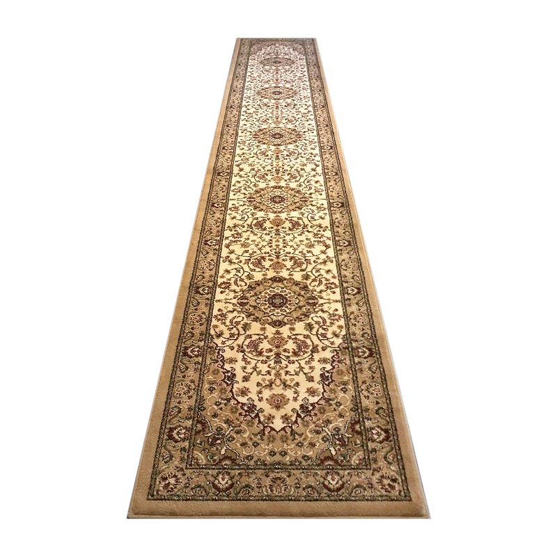 Masada Rugs Masada Rugs Bellagio Collection 3'x20' Traditional Area Rug Runner in Ivory - Design B401