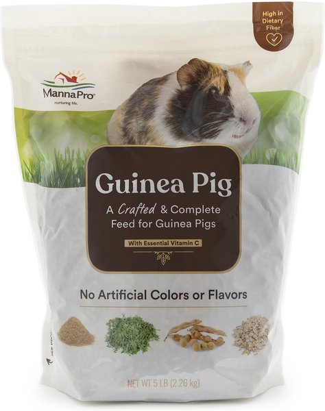 Manna Pro Crafted and Complete Guinea Pig Food， 5-lb bag