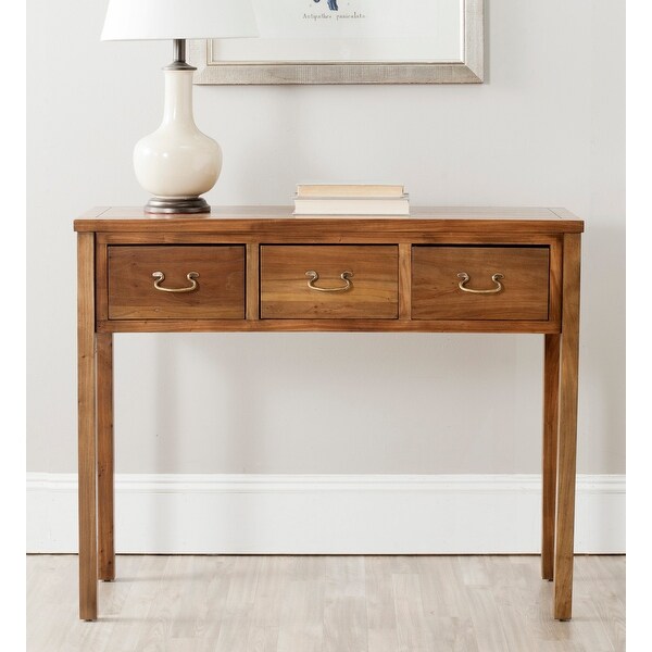 SAFAVIEH Cindy Oak Console - 39.4