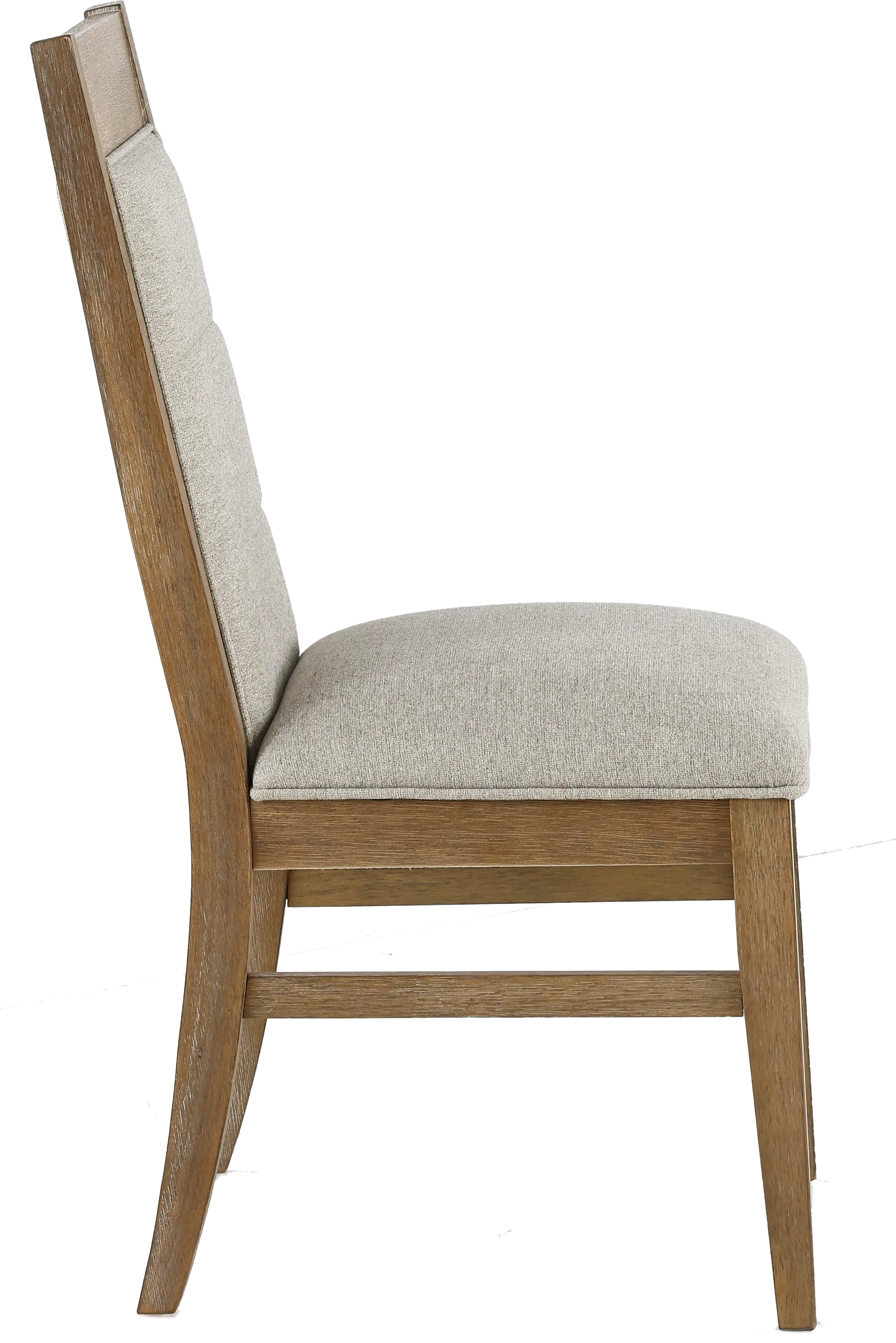 Loft Harbor Weathered Oak Upholstered Dining Chair