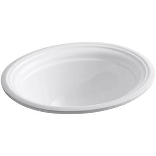 KOHLER Devonshire 16-78 in. Vitreous China Undermount Bathroom Sink in White with Overflow Drain K-2350-0