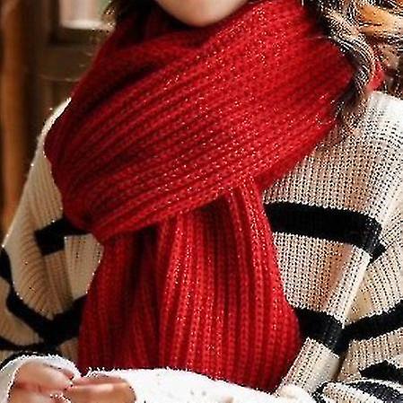 Winter Fashion Women Thick Scarf Knitted Scarves (b)